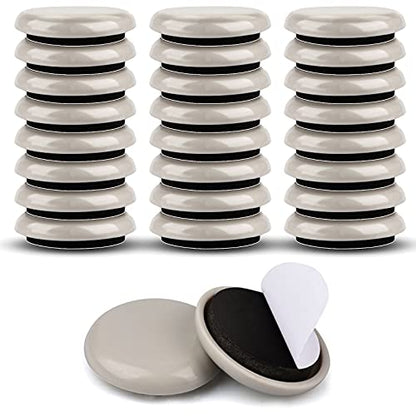 1-1/4" Furniture Sliders for Carpet & Hardwood Floors, 24PCS Furniture Pads for Quickly and Easily Move Any Item and Protect The Floor - size: 1-1/4 inch 24 PCS