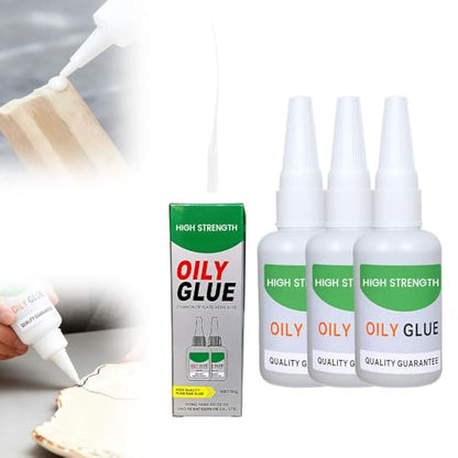 Welding High Strength Oily Glue, Oily Welding Super Glue for Metal, High-Temperature Resistant Strong Oily Glue for Plastic Repair, Multi-Surface Universal Oily Super Glue for Household Repair (3PCS) - color: 3PCS