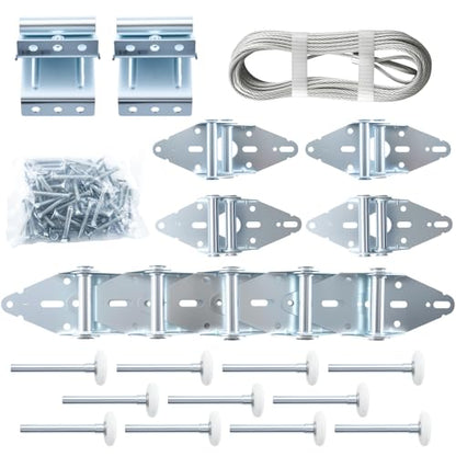 HOME MASTER HARDWARE Garage Door Hinge & Roller Tune Up Kit Garage Door Hardware Kit for 16 x 7 or 18 x 7 Door