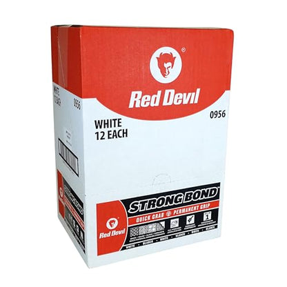 Red Devil 0956 Strong Bond Hybrid Polymer Construction Adhesive and Sealant, 9 Oz., White, 12 Pack - style: 12 Pack