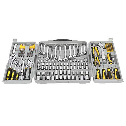 205pcs Tool Set, House Repair Kit Set, Household Hand Tool Set, General Home/Auto Repair Tool Set, Storage Case Socket Wrench Sets for Home Maintenance, Perfect for Handyman, Homeowner