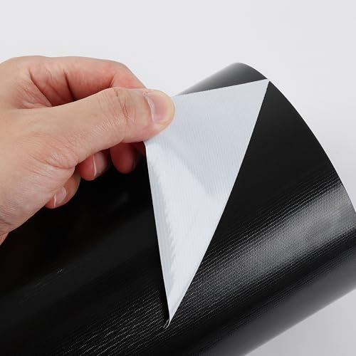 Duct Tape Black Wide Roll Heavy-Duty Industrial Strength 12 inches x 55 Yards,9.1 Mil, Waterproof, Strong, Flexible, No Residue, UV Resistant for for Indoor Outdoor Repairs Tear by Hand - size: 12IN X 55Yds