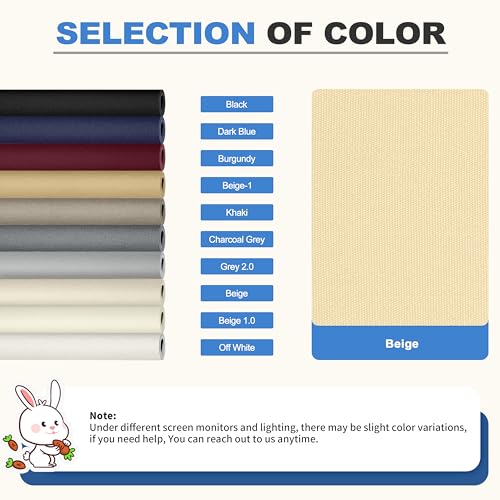 KING MOUNTAIN Canvas Repair Patch 16×60 Inch Self-Adhesive Waterproof Fabric Patch for Sofas, Tents, Furniture,Tote Bags, Car Seats (Beige) - color: Beige, size: Canvas-16"W×60"L