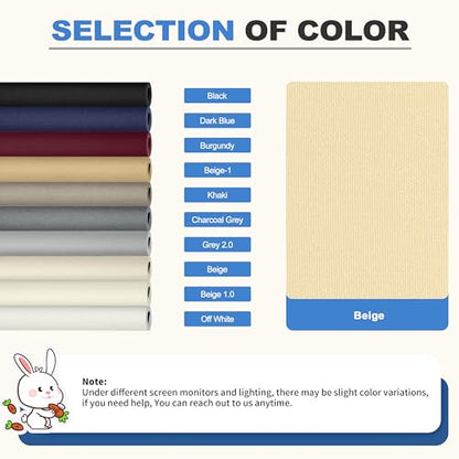 KING MOUNTAIN Canvas Repair Patch 16×60 Inch Self-Adhesive Waterproof Fabric Patch for Sofas, Tents, Furniture,Tote Bags, Car Seats (Beige) - color: Beige, size: Canvas-16"W×60"L