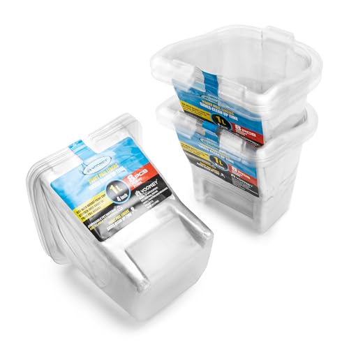 VOOMEY 24PCS Paint Pail Liners, Plastic Disposable Bucket Liner Set for Paint Cups,Holds Up to A Quart of Paint or Stain(Only Applicable to VOOMEY 4 inch Handheld Paint Cup) - color: 24 Pcs Paint Pail Liners