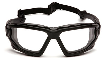 PYRAMEX I-Force Sporty Dual Pane Anti-Fog Goggle, Black Frame/Clear Anti-Fog Lens - color: Black Frame/Clear Anti-fog Lens