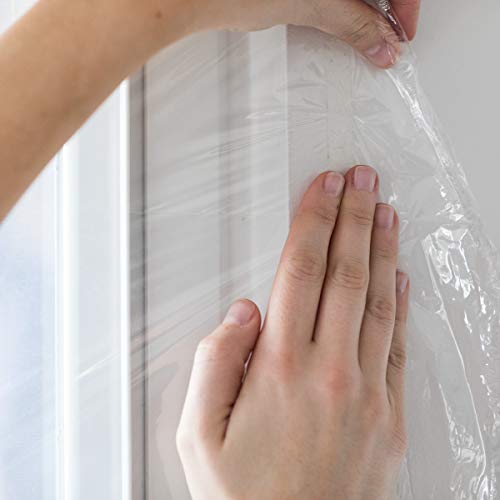 Duck 286218 Extra Large Patio Door Shrink Film Window Insulation kit, 1, Crystal Clear - size: 1 Pack