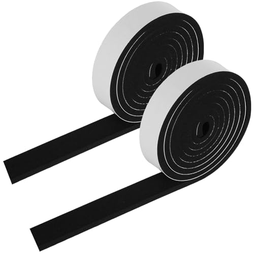High Density Foam Tape - 1'' x 1/4'' x 13Ft Weatherproof Adhesive Prevent Condensation Heat Resistant Flame Retardant Weather Stripping Easy to Cut & Install & Remove for Car Doors Pipes Windows - color: White, size: 1'' X 1/4'' X 13ft
