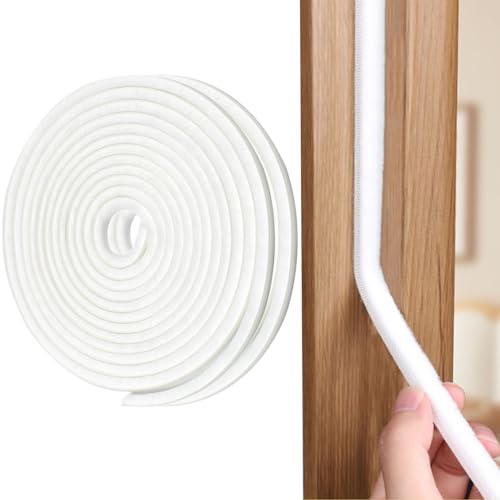 Weather Stripping Door Window Seal Strip 66 Ft,Selfadhesive Strong Adhesion,soundproofing,Draft Blocker,Dustproof,Suitable for Doors and Windows Cabinet Doors,0.2 Inch Thick,White - color: White, size: 2Pack,33Ft x 0.2in Brush x 0.4in Backing