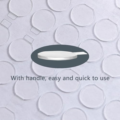 Adhesive Stick dots Two-Sided Sided Mounting Putty Stick Tack for Wall Hanging Crafts Balloons Festival Party Decorations,Clean Removable(0.4"*0.4"-100) - size: 0.4"*0.4"
