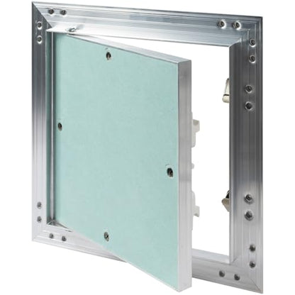 8" x 8" Waterproof Drywall Access Panel, Tileable and Paintable Ceiling and Wall Access Panel for Drywall, Wire Cover for Wall Covering Panels, Push to Open, Flush-Mount Wall Hole Cover - size: 8x8 Inch
