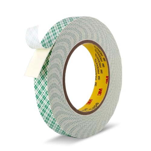 Double Sided Tape Off White Foam Tape 3/4" x 18Ft Made of 3M 4032 High Shear Adhesive Mounting Tape High Temperature Resistance for Interior Exterior Mounting Applications and Home Office Deco - color: Off White, size: 3/4" X 18ft