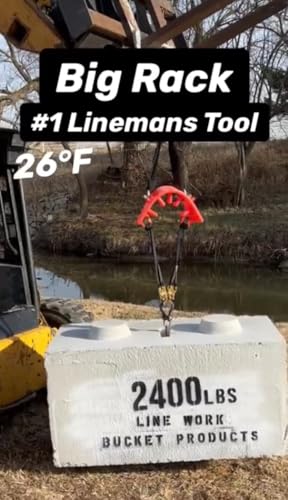 The Big Rack Bucket Truck Tool Organizer and Lineman Tool Board (Bucket Hooks Included)