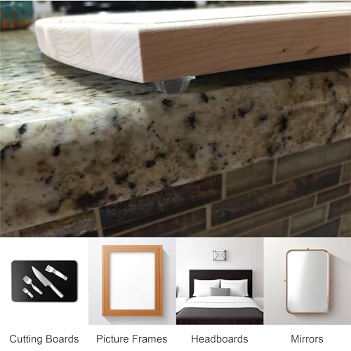 Clear Rubber Feet (53 Pack) Self Stick Bumper Pads - Made in USA - Adhesive Tall Square Bumpers for Electronics, Speakers, Laptop, Appliances, Furniture, Computers - color: Clear, size: 53pc Combo