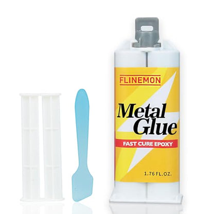 Metal Glue, Heavy Duty Waterproof Epoxy Adhesive, Liquid Aluminum Bonding, Strong Foundry Glue for Welding Metals, Aluminum, Steel, Iron, Wood Filler, Plastic 1.76 oz - size: Metal Glue 1PCS