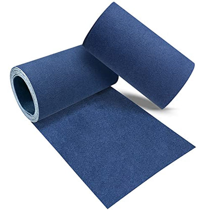 Azobur Velvet Repair Patch, Self-Adhesive Flannel Fabric Patch, Multi Colors, Microfiber Patch，Can be Used to Patch Sofas, Car Seats, Handbags, Jacket Holes and Tears (Blue) - color: Blue, size: 4" x 30"-2 ROLLS