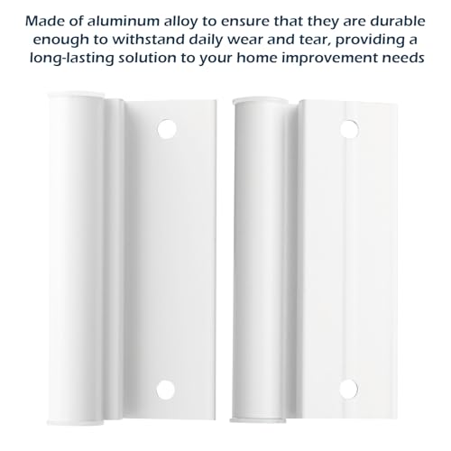 Screen Door Lower Hinge Leaf for Andersen Screen Doors Aluminum White Screen Door Hinge (2 Pack) - size: Screen Door Lower Hinge Leaf