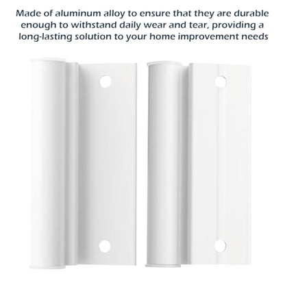 Screen Door Lower Hinge Leaf for Andersen Screen Doors Aluminum White Screen Door Hinge (2 Pack) - size: Screen Door Lower Hinge Leaf