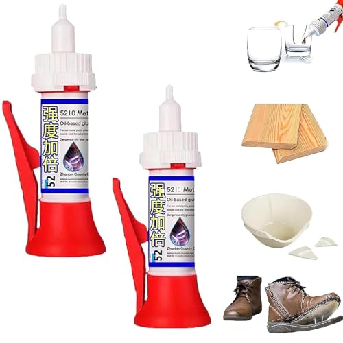 Powerful Solder Multi-Material Repair Adhesive,5210 Oil Based Glue, 5210 Glue,5210 Powerful Solder Multi-Material Repair Adhesive for Wood Furniture Shoes,Cups,50g(100g) - color: 100g, size: 2pcs