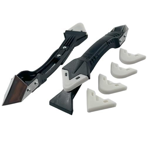 – KBX65 – Heavy Duty - 360 Swivel Barrel Caulking Gun – 26:1 Thrust – Quick Release Trigger – Dripless - 10 oz Professional Manual Caulk Gun – (9) Piece Tool Kit – Qty (1)