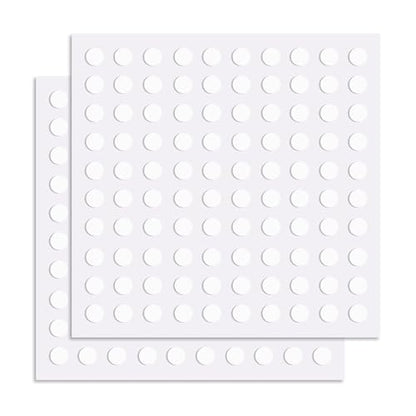 200 Pcs Double Sided Tape Museum Gel Sticky Tack, Removable Non-Marking 6mm/0.23" Round Double Sided Adhesive Dots Poster Putty for Crafts Balloons Festival Home Office Party Decorations - size: 200pcs-6mm