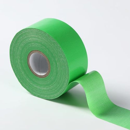 1.97" x 164‘ Seam Tape - Duct Tape Edge Tape Heavy Duty Multi-Purpose, Hand-Tearable, No Residue, Green, 1 Roll - color: Green, size: 1.97" x 164' 1Roll