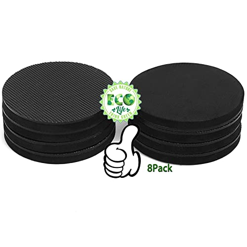 Anti Vibration Pads for Washing Machine, Non-Slip Furniture Pads for Hardwood Floors, Furniture & Washer Feet Stabilizer Stoppers Protectors, Keep Washing Machine from Moving & Sliding, (3.5", 8pcs) - size: 8Pcs 3.5"