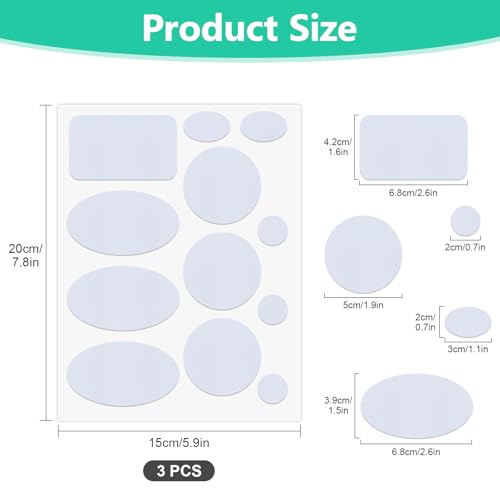 Down Jacket Patches Nylon Repair Tape Self-Adhesive Repair Patch | Pre-Cut, Waterproof Tear-Resistant Rip-Stop Nylon Fabric Patches to Fix Holes in Clothing, Sleeping Bags - color: White