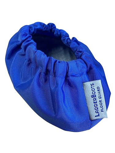 Step Ladder Safety Shoe Floor Protectors - Reusable Ladder Covers - Lab Tested - Made in The USA Set of 4, Royal Blue, LDBT4RB - color: Royal Blue