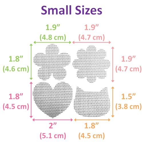 Cute Window Screen Repair Kit (10 Sheets) Mesh Screen Patch Tape for Windows