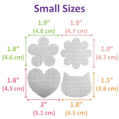 Cute Window Screen Repair Kit (10 Sheets) Mesh Screen Patch Tape for Windows