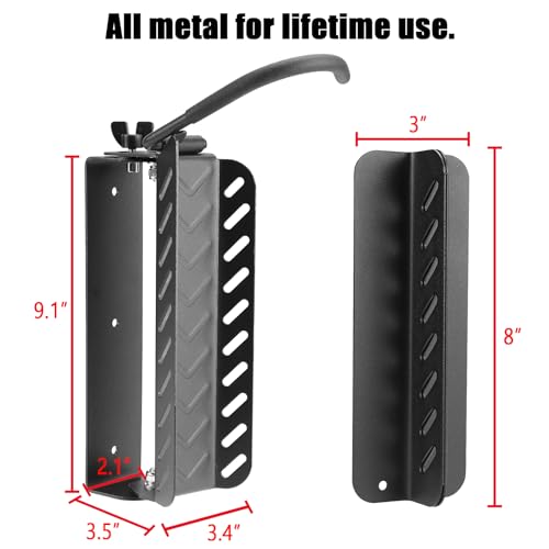 PHUNAYA All Metal Bike Wall Mount Vertical, Swivel Bike Hangers For Garage, Bike Rack Garage Wall, Bicycle Hooks, Garden Indoor Outdoor Storage, All Metal (1Pack) - style: Vertical 1Pack