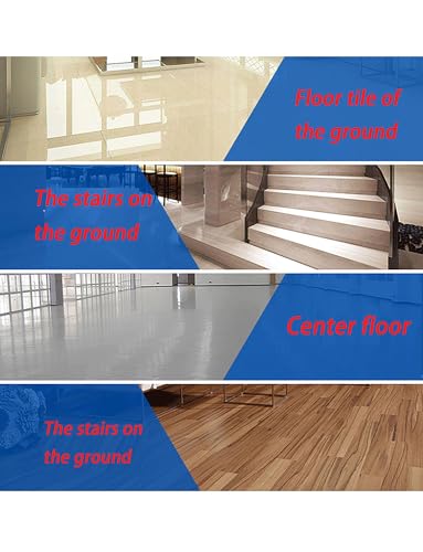 Tile Floor Protection Film - Disposable Wear-Resistant Mat for Hardwood and Tile - Home Renovation Protector for Floors - size: 50㎡x1.2mm