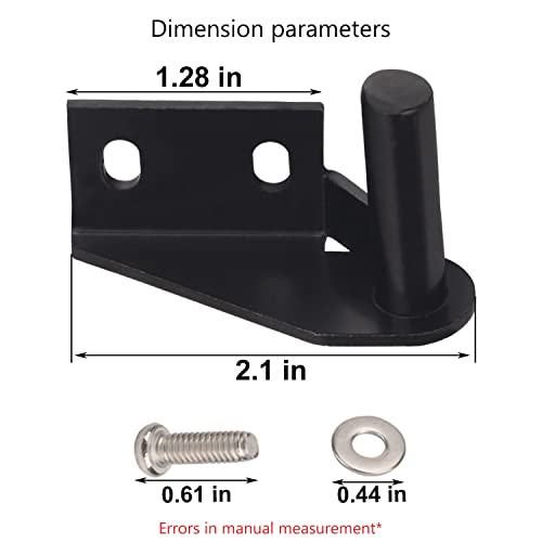 Lid Hinge Kit 1 x Left Side & 1 x Right Side Hinge Compatible with Many Traeg-er Grills Models Hinges, for Traeger Lid Hinge Kit Included Installation Hardware (KIT0001)