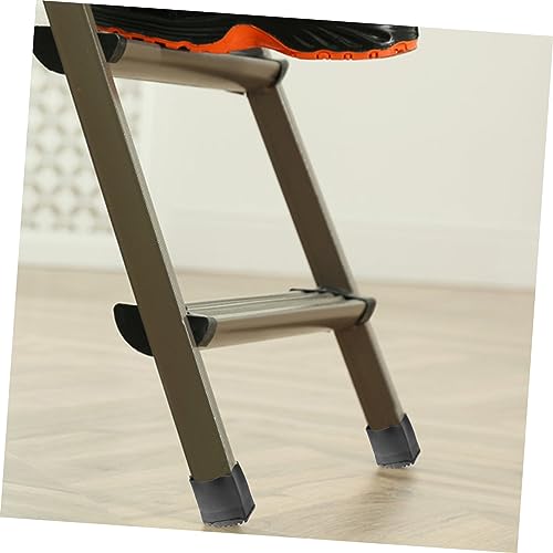 Tofficu 4pcs Non-Slip Rubber Ladder Foot Pads for Home Use Durable Protective Mats to Prevent Slipping Floor Protection for Tiles and Carpets and Stable