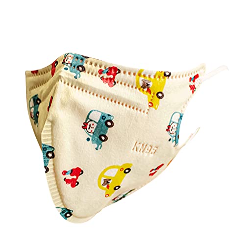 Disposable Safety Mask 5 Ply Protection Face Mask for Kids 20 pcs (Kids Car) - color: Kids Car