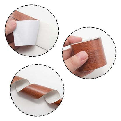 Lilaly 2 inches x 32 feet Wood Grain Repair Tape,Wood Grain Tape,Widely Used for Tables, Doors, Floor and DIY(Yew) - color: Yew
