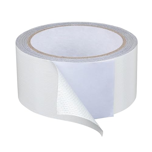 RV Awning Repair Tape Heavy Duty Waterproof Tent Tape for Tarp,Canvas,Tarpaulin,Car and Boat Covers Tent Repair Patch Kit Outdoor UVproof Repair Tape White - color: White, size: 2 in x 24.6 ft