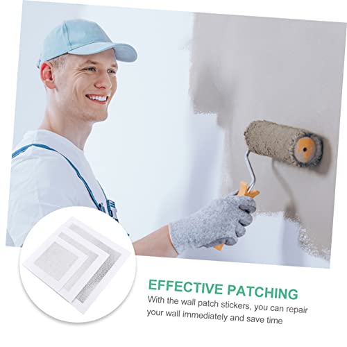jojofuny 3pcs Self-Adhesive Wall Repair Patch Kit for Quick Drywall Hole Mending Mesh Patches for Wall Repair