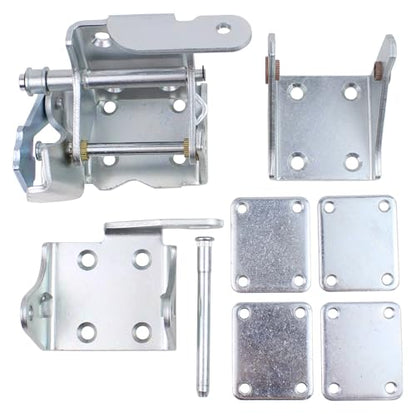 Front Upper Lower Driver Side Door Hinge with Screws and Spring Kit for Chevrolet Blazer 1995-05, S10 1994-04, GMC Jimmy 1995-01, Olds Bravada 1996-01