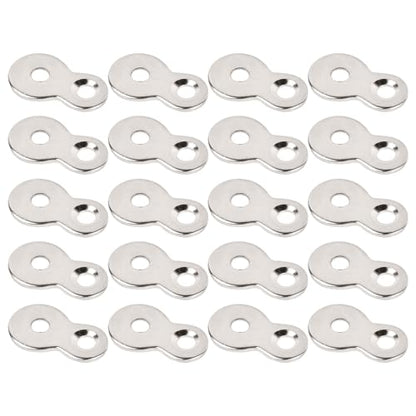 20Pcs Figure 8 Fastener,Iron Table Top Connector Desk Top Fasteners Clip,Heavy Duty Table Top Fasteners Hardware Desk Top Fastener,Easy to Install,for Wood Chair Table Top Repair