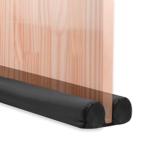 Adjustable Under Door Draft Stopper - Effectively Blocks Cold Air, Wind, Dust, and Reduces Noise - 30" Length - size: 30 inches