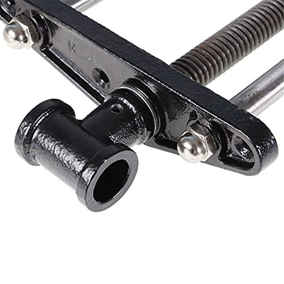 Woodworking Bench Vise 10 Inch, Heavy-Duty Steel and Cast Iron Front Screw Vise Structure Woodworking Front Vise, Easy-to-operate Workbench Vise, Durable Woodworking Vise for Home