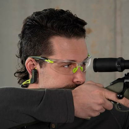 ULTRX Unisex Safety Glasses - color: Lime Green