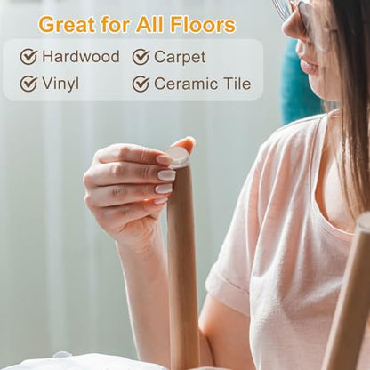 uxcell Furniture Sliders, 12Pcs 1" - Plastic Self-Adhesive Square Sliding Pads, Chair Glides for Carpeted Tile Vinyl Hardwood Floors (Grey) - size: 1"