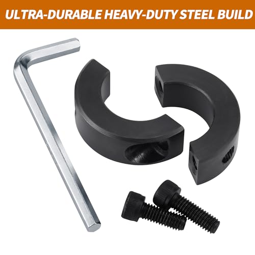 Office Chair Cylinder Clamp Fix Kit – Heavy Duty Steel Bracket to Stop Chair Sinking, Adjust Height Without Gas Lift Replacement, Office Chair Saver Kit, No Tools Required