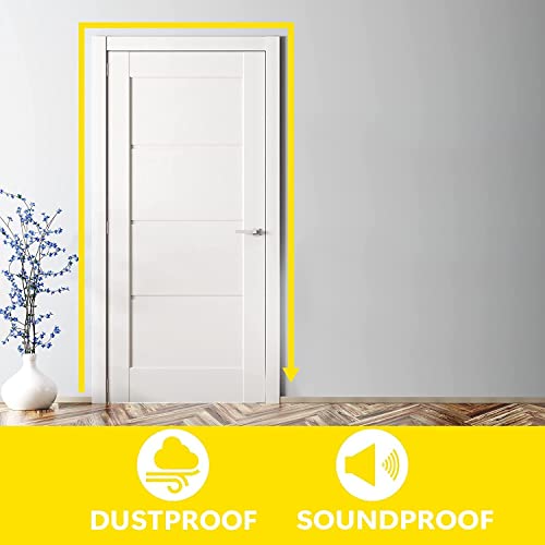 Weather Stripping 1/2" W x 1/8" T, White Foam Tape for Window Door, Adhesive Foam Insulation Tape Reduce Noise Dust Cold Air, 16FT Each x 3 Rolls - size: 1/2"w X 1/8"t