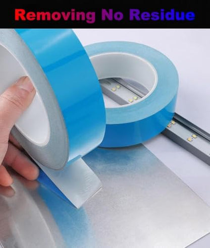 Thermal Tape 0.5 inch x 66Feet Heat Transfer Double Sided Tape with Strong Adhesive, for Mounting CPU Heatsink, Fixed Rug, Install LED Light Strips, Woodworker Item, Arts & Crafts, DIY Gift Decorate - size: 0.5nch X 66feet