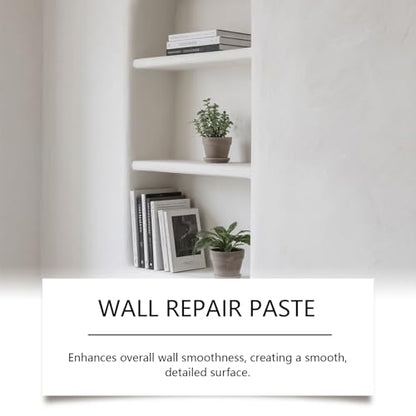 Drywall Patch Repair Kit – 2 Pack Wall Mending Agent with Scrapers, Nozzles, Sandpapers & Mesh Patches Complete Wall Repair Kit for Holes, Cracks & Peeling Paint Non-Toxic, Waterproof & Fast-Drying