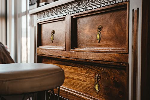 2-1/2" Zinc Alloy Cabinet Pulls Furniture Knobs Sunset Pattern Cupboard Handle Drawer Pulls Solid Metal Kitchen Hardware Handles for Cabinet Drawer Wardrobe (2pcs/Set) - color: Sunset, size: 2-1/2 Inch
